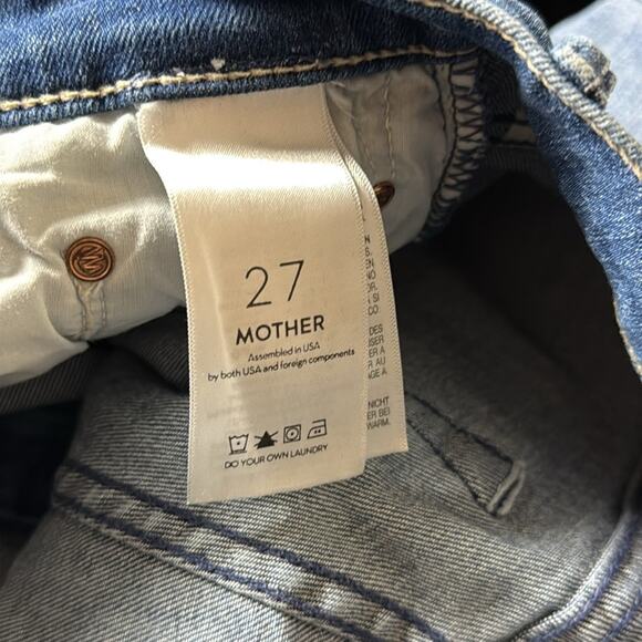 Mother insider crop step fray jeans in I’ve got you size 27. - Picture 8 of 11